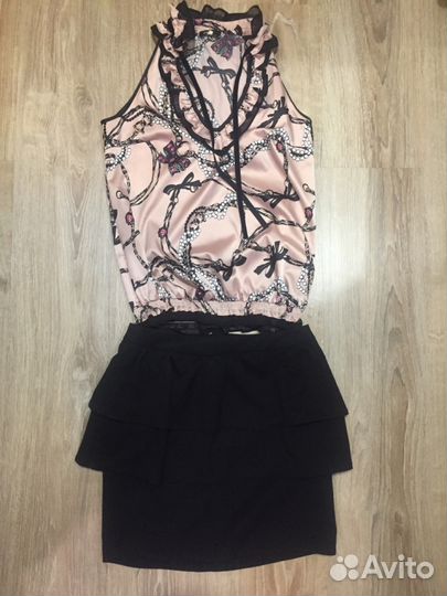 Юбка блуза