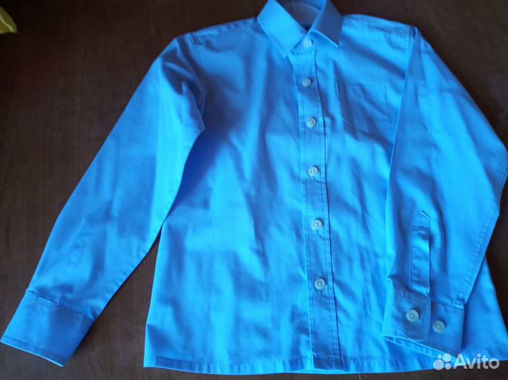 Рубашки (хлопок) 128 размер 4 штуки