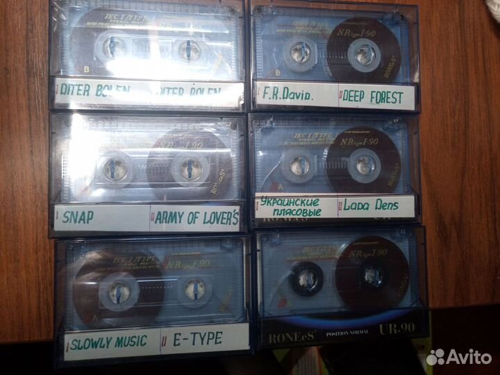 Аудиокассеты ronees ur 90