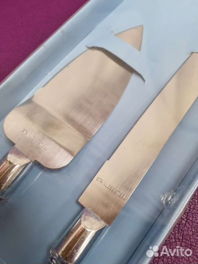 Нож и лопатка для торта