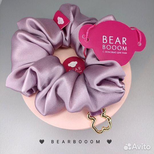 Резинка для волос из натурального шелка Тоус