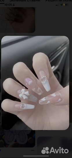 Маникюр наращивание