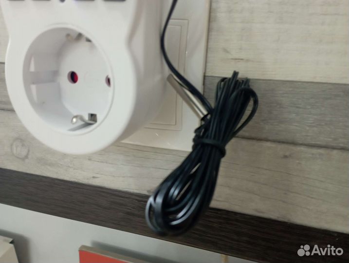 Терморегулятор в розетку с датчиком 16а