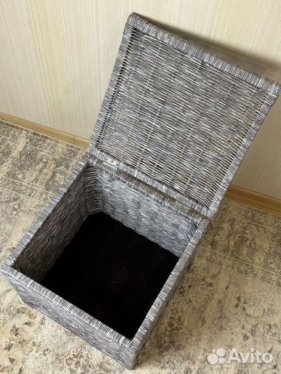 Плетеная корзина на каркасе как из IKEA