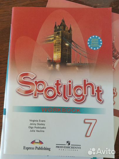 Рабочая тетрадь по англ. 7 кл Workbook. Spotlight