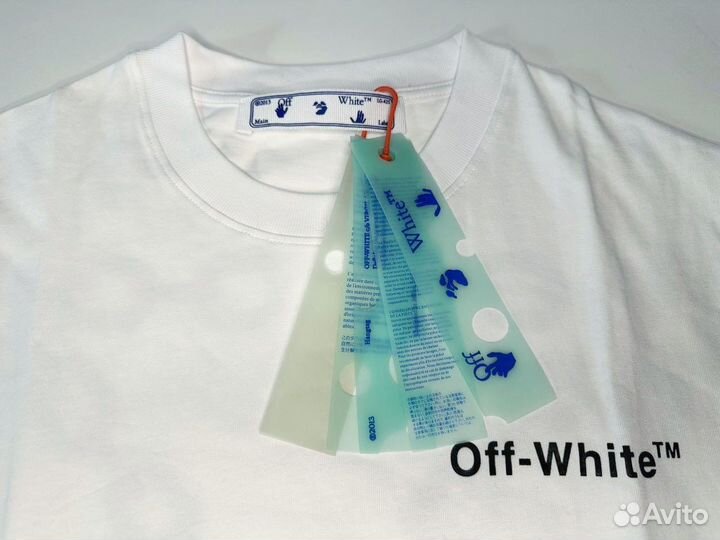 Футболка off white белая