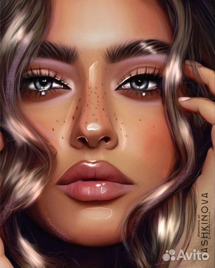 Портрет по фото, рисунок, арт