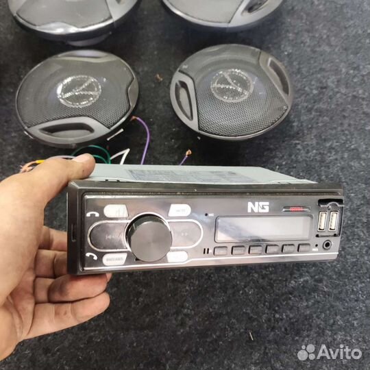 Динамики + магнитола JVC 427 / 627