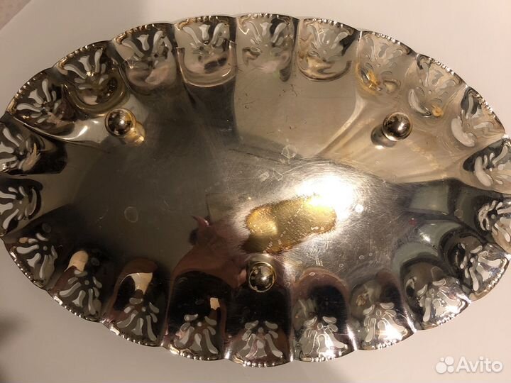 Ажурное старинное блюдо