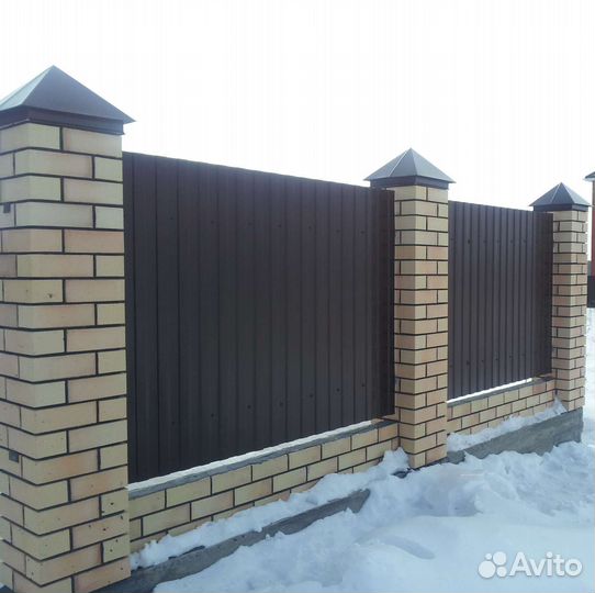 Колпаки на забор