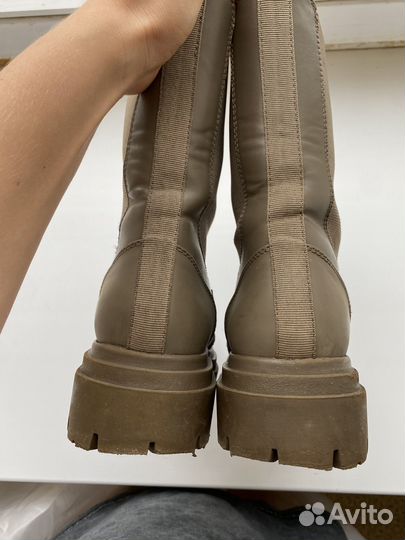 Ботинки челси zara хаки 40