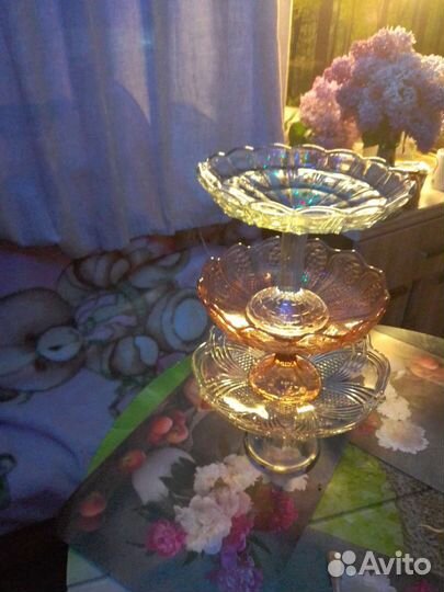 Фруктовницы на ножке СССР