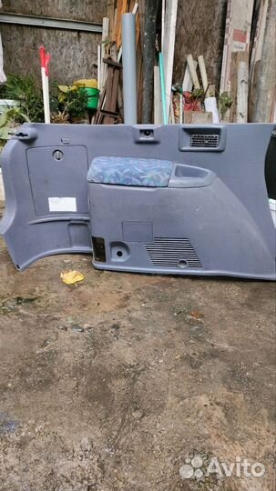 Пластик салона задний фанать