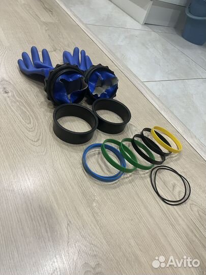 Комплект колец для сухих перчаток. Si Tech