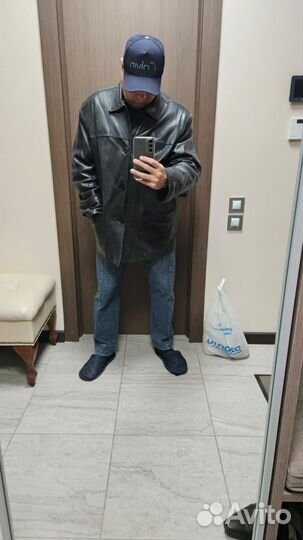 Кожаная куртка мужская