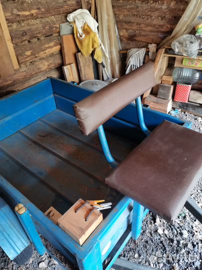 Прицепная тележка к мотоблоку