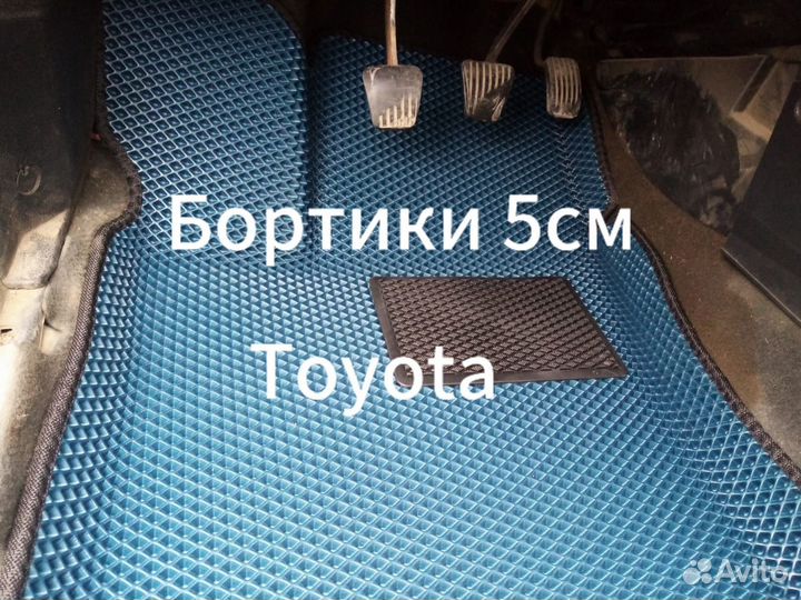 Эва Ева коврики с бортами в салон авто