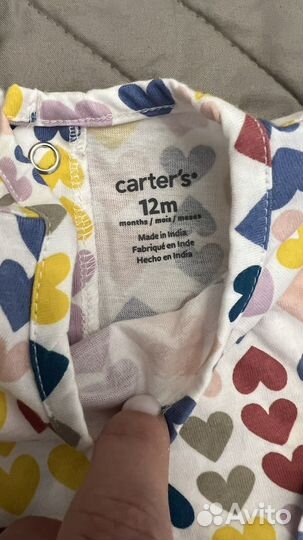 Платье carters 12 мес