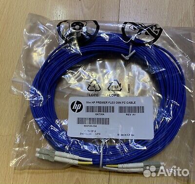 QK735A Hp Premier Flex OM4 15 м LC-LC 653728-004