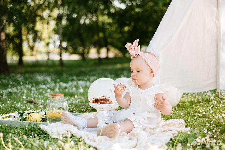 Детская и семейная фотосессия с вигвамом