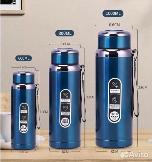 Стильный и надежный термос 1 литр