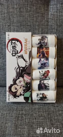 Носки morrah, аниме принт (Различные варианты)