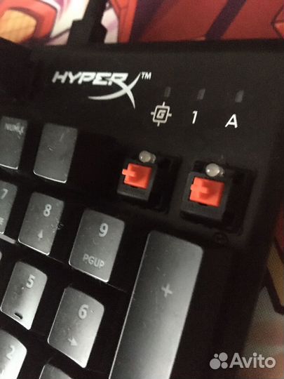 Механическая клавиатура hyperx cherry mx red