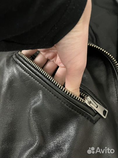 Кожаная куртка Allsaints 46 48 medium косуха