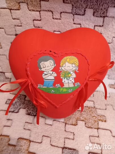 Бокс для подарка -сердце