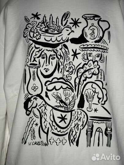 Свитшот с принтом Soft & Spicy (s)