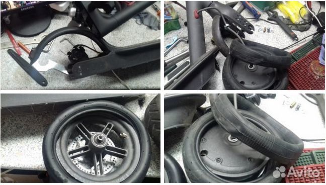 Шиномонтаж электросамоката