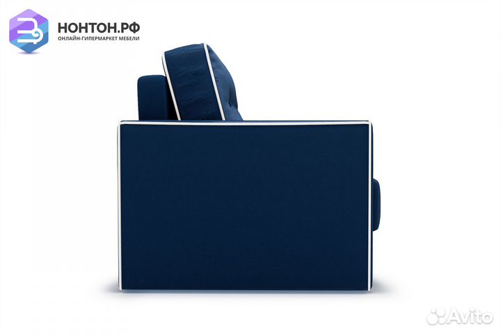 Кресло еврокнижка Леон темно-синее