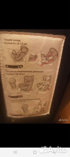 Детское автокресло 9 до 36 кг