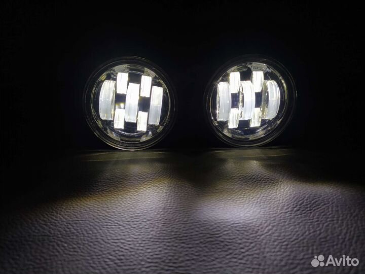 LED туманки Ford Renault 70W 7 линз