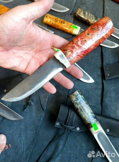Якутский нож 110х18ш кованный ручная работы