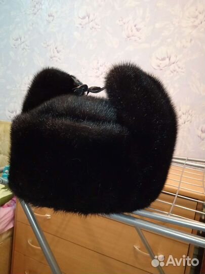 Шапка ушанка мужская норка
