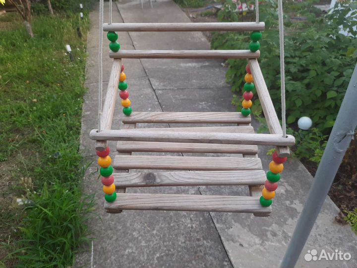 Детские качели уличные бу