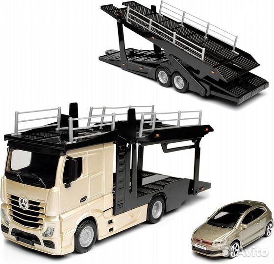 Scania S730 прицеп-автовоз Lamborghini 1:43 Yu-Ra