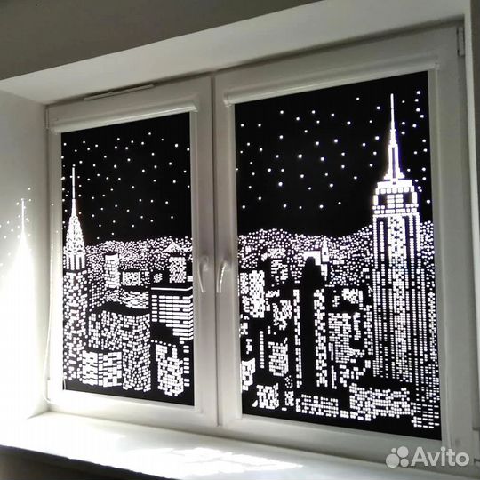 Рулонные шторы полупрозрачные на заказ