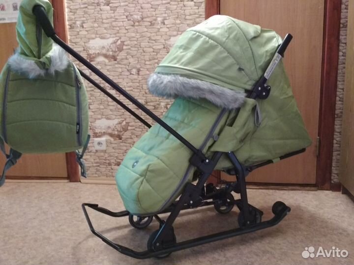 Санки-коляска Ника 7-5s