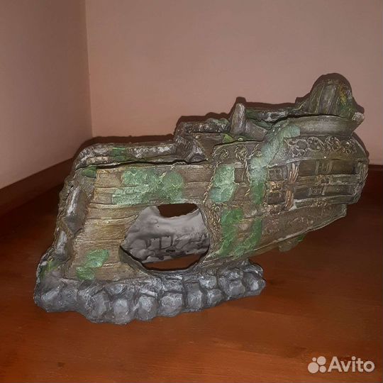 Декор в аквариум - корабль