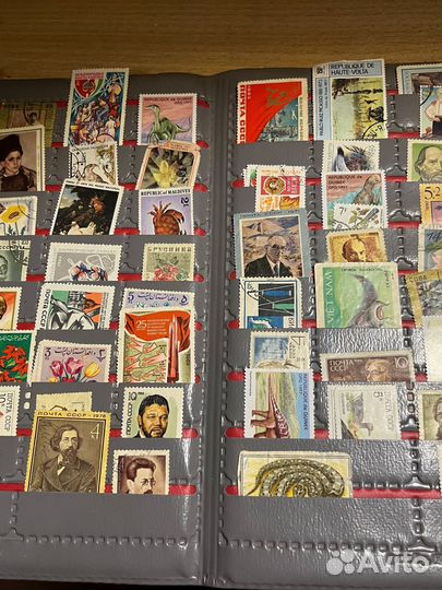 Почтовые марки коллекционные разных стран