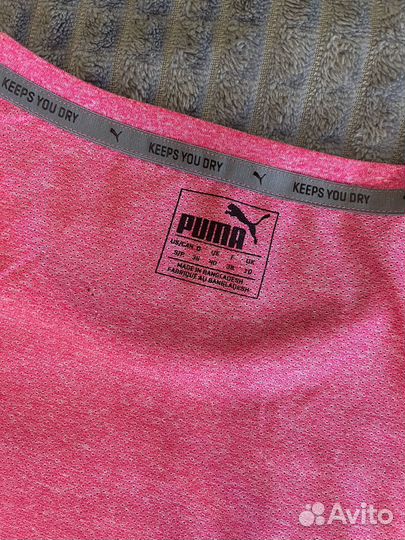 Футболка женская розовая puma