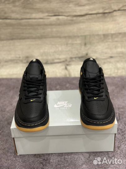 Кроссовки Nike Air Force 1 Luxe Black Gum (36-45)