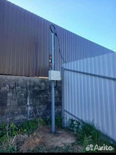 Установка, монтаж трубостойки