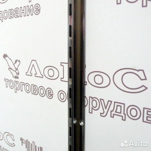 Стойка перфорированная, 25х11мм L2400мм, хром