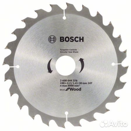 Пильный диск bosch 190x30-24T 2608644376
