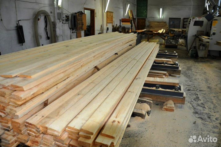 Распиловка леса (кругляка), строжка