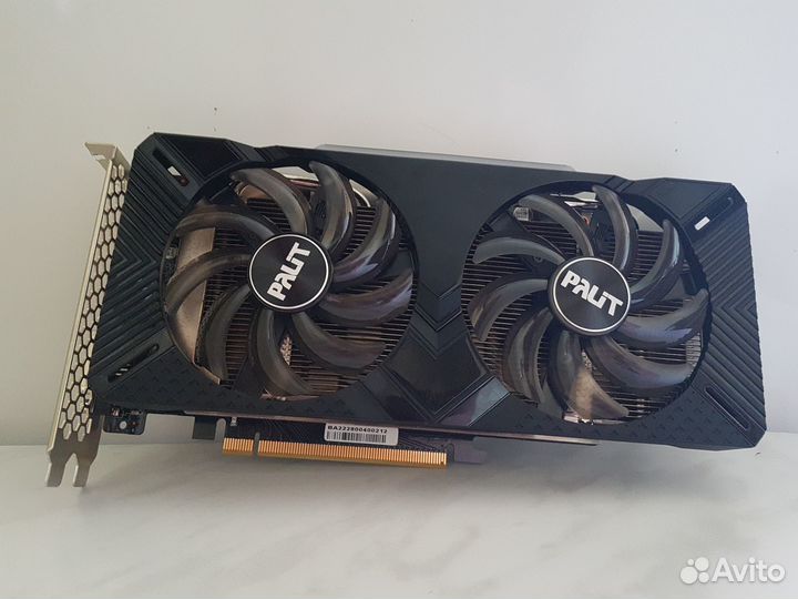 Видеокарта Palit GeForce GTX 1660Ti Dual 6Gb gddr6