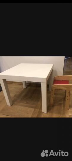 Столик и растущий стул IKEA